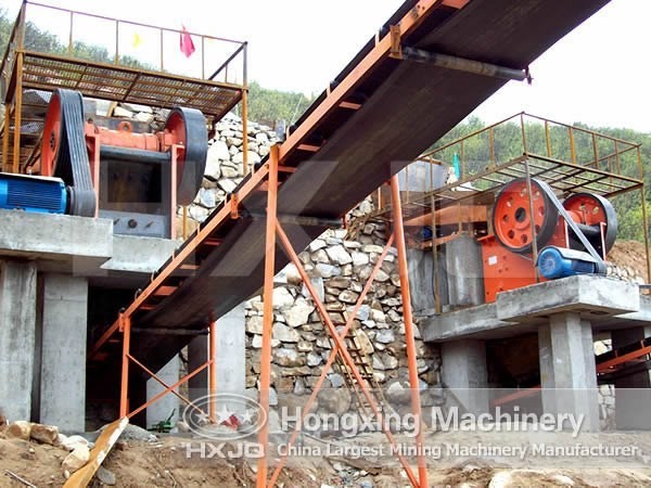 stone crushing production line